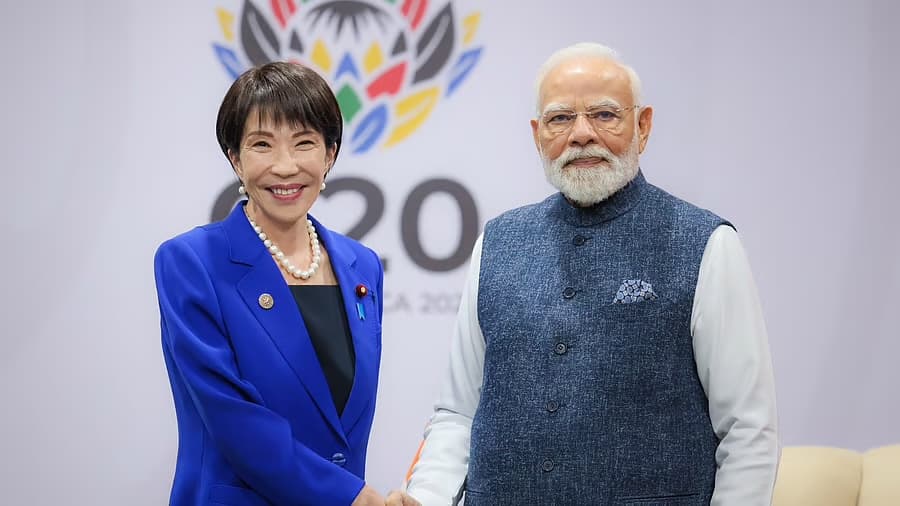 Japanese Prime Minister Sanae Takaichi ahead of her official visit to India