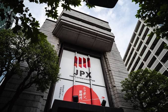 The Tokyo Stock Exchange building operated by Japan Exchange Group in Tokyo